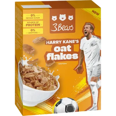 Fulgi de Ovaz fara Zahar Adaugat Harry Kane 350g
