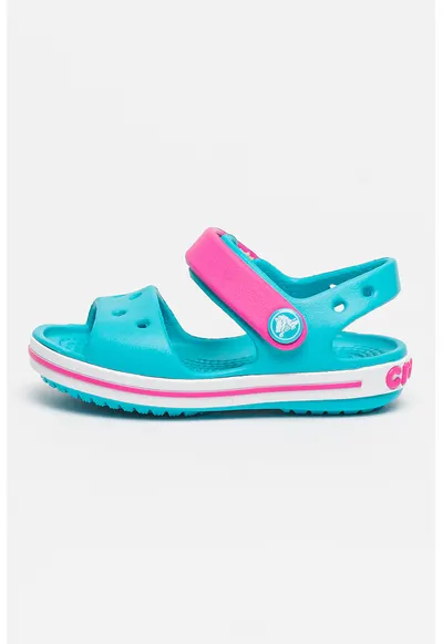 Sandale cu velcro Crocband™ - Turcoaz/Roz