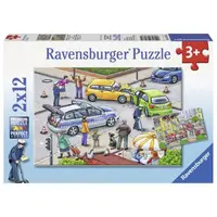 Puzzle politie, 2x12 piese