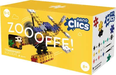 Constructor NanoClics - Transport, 250 piese
