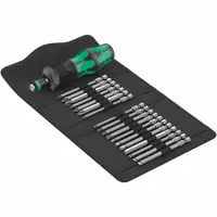 Set surubelnita si biti Kraftform Kompakt Turbo 1 Wera 05057482001, 19 piese