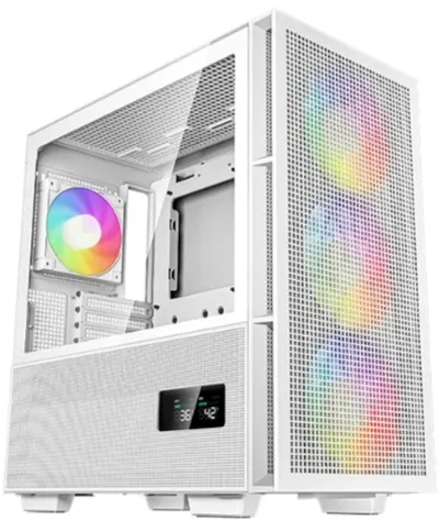 Cutie DeepCool - CH560 Digital, mid tower, albă/transparentă