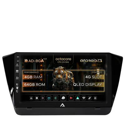 Navigatie Superb 3 (2015+), Android, A-Octacore 4GB RAM + 64GB ROM, 10.1 Inch - AD-BGA10004+AD-BGRKIT034