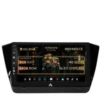 Navigatie Superb 3 (2015+), Android, A-Octacore 4GB RAM + 64GB ROM, 10.1 Inch - AD-BGA10004+AD-BGRKIT034