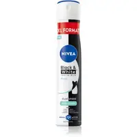 NIVEA Black & White Invisible Fresh spray anti-perspirant pentru femei