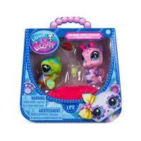 Set 2 figurine cu accesorii, Littlest Pet Shop, Pet Pairs Minis, S4