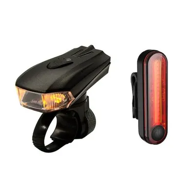 Far inteligent Carsons 400 lumeni, stop spate 100lm, reincarcabile USB