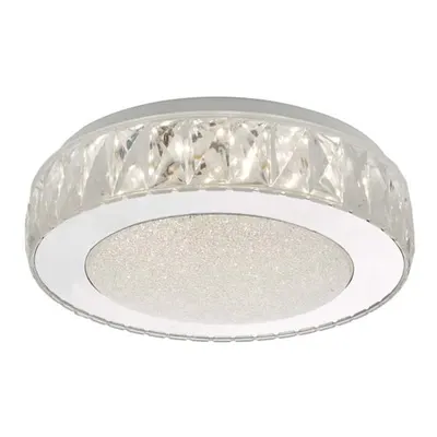 Lampa tavan Akelia Flush Acrylic & Stainless Steel Small LED