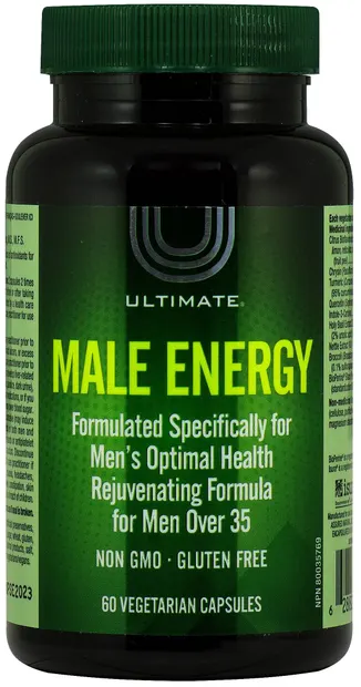 Ultimate Male Energy, 60 vege capsule, Natural Factors