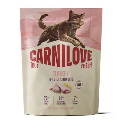 Carnilove True Fresh Cat Dry Turkey Sterilised Adult All Breeds 400 g