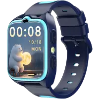 Smartwatch pentru copii Blackview Z30, 4G SIM, 1.75 , Localizare GPS + WIFI AI + LBS, Apeluri Video si Voce, Lanterna, 800mAh, Blue