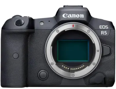 Aparat Fotot Mirrorless CANON EOS R5 BODY, 45MP, 8K/30fps, Wi-Fi, Bluetooth (Negru)