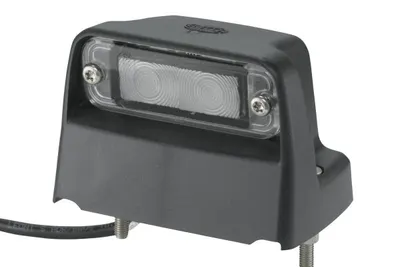 Lumina numar inmatriculare (LED, 12 24V, culoare: gri, culoare sticla: transparent, 63x93mm, lungime cablu: 1300mm, conector: SUPERSEAL) potrivit KOGEL; SCHMITZ