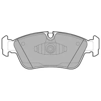 Set placute frana, frana disc DELPHI LP1925