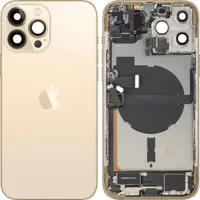 Capac Baterie Apple iPhone 13 Pro Max, Cu Carcasa Mijloc, Full Parts, Auriu, Swap