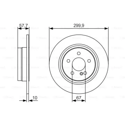 Disc frana BOSCH 0 986 479 S92