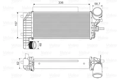 Intercooler Potrivit Ford C-Max Ii, Focus Iii, Grand C-Max, Tourneo Connect V408 Nadwozie Wielko, Transit Connect, Transit Connect V408 Minivan 1.5d 1.6d 07.10