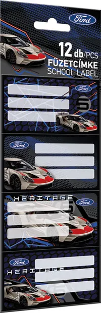 Etichete elevi Lizzy Card Ford Performance - 12 buc