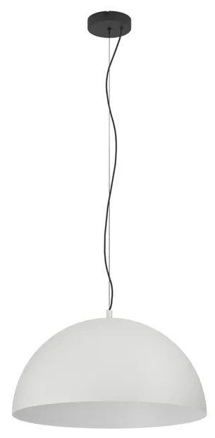 Pendul Eglo - Gaetano 1, E27, Ø53.5 cm, negru/gri/alb