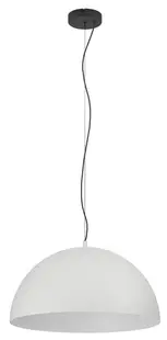 Pendul Eglo - Gaetano 1, E27, Ø53.5 cm, negru/gri/alb