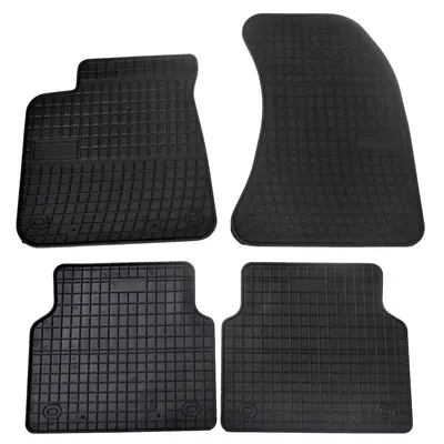 Set covorase auto din cauciuc Audi A8 D4 2009-2017, presuri FROGUM, negre, 4 buc