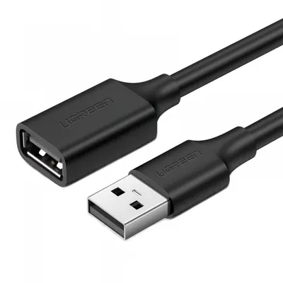 Prelungitor USB UGREEN US103, 3m, Negru