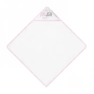 Set cadou bebelusi cu 5 mini prosopele si prosop de baie cu gluga Little Love