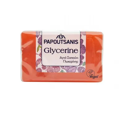 Sapun glicerina rosu, 125g, Papoutsanis