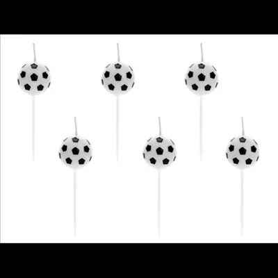 Lumanari fotbal 6 buc