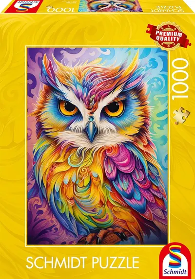 Puzzle Schmidt din 1000 piese - Colorat ca un papagal
