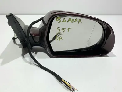Oglinda dreapta electrica culoare rosso brunello metallic lf3x Skoda Superb 2 (2008-2013)
