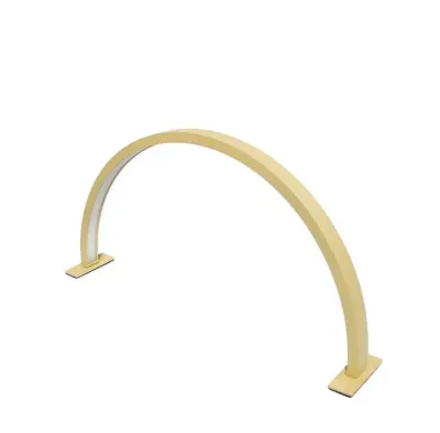 Lampa semiluna pentru masa 36w, 58cm diametru | roz | LED