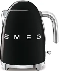 Fierbător electric Smeg - KLF03BLEU, 2400W, 1.7 l, negru