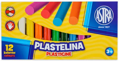 Plastilina Astra - 12 culori