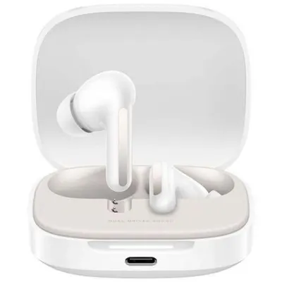 Căști fără fir cu carcasă de încărcare Xiaomi Redmi Buds 6 Alb