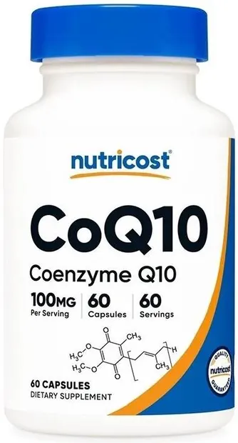 CoQ10, 100 mg, 60 capsule, Nutricost