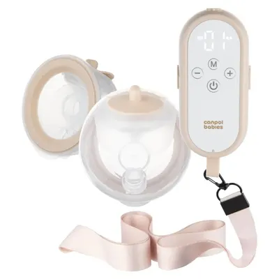 Pompa de san electrica dubla Canpol Milkshell Hands Free