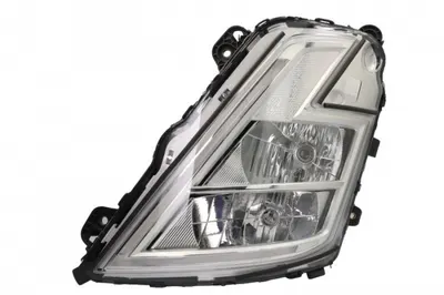 Far stanga (H1 H7 LED, electric, cu motor, cu lumina de zi, culoare insert: crom platinat, culoare indicator: alb) potrivit VOLVO FH III, FM III 02.20