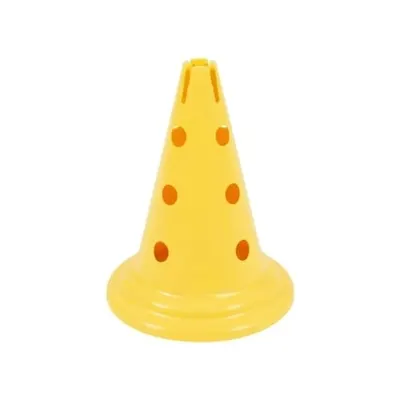 Con galben perforat pentru activități sportive, 30 cm (Jalon) Megaform