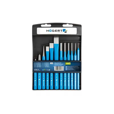 set de dalti si perforatoare, 12 buc, CrV