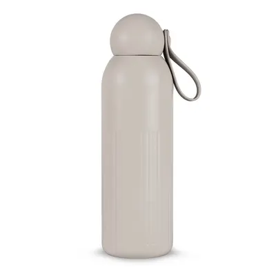 Sticlă termică bej cu pai din oțel inoxidabil 500 ml Tekla – Sagaform