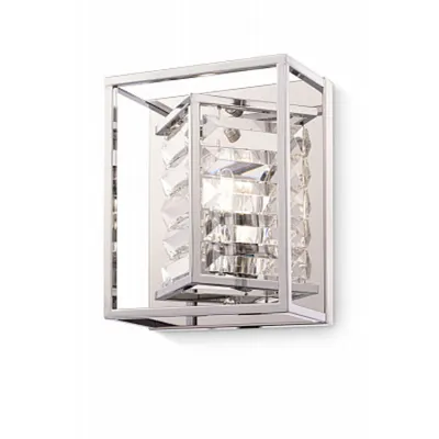 Corp de iluminat pentru perete Tening - H(min) 250mm, H(max) 250mm, W 112mm, L 200mm , 1 X E14 (60W), Metal, IP20, 1.4kg