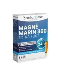 Magnesium Marin 360 Extra Fort, 20 fiole, Santarome