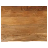 Gossi blat de masa contur organic 90x80x2,5 cm lemn masiv de mango