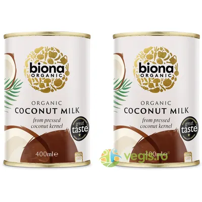 Pachet Bautura de Cocos Ecologic/Bio 400ml+400ml
