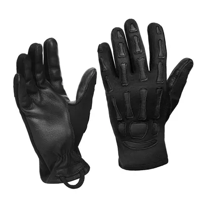 Manusi M-TAC Skeleton Nomex® rezistente la foc - NEGRU / S