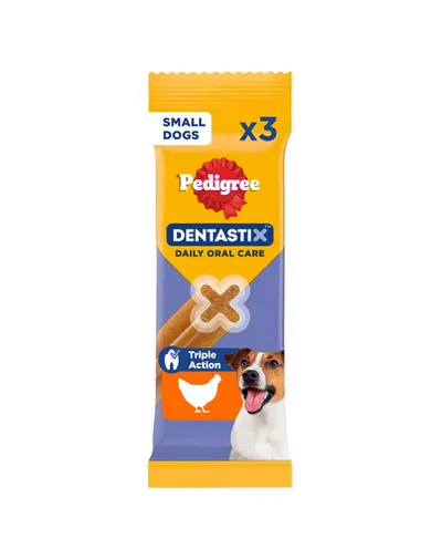 PEDIGREE DentaStix recompensa dentitie caini talie mica 3 buc - 45g