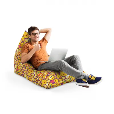 Fotoliu Puf Bean Bag tip Lounge Emoji