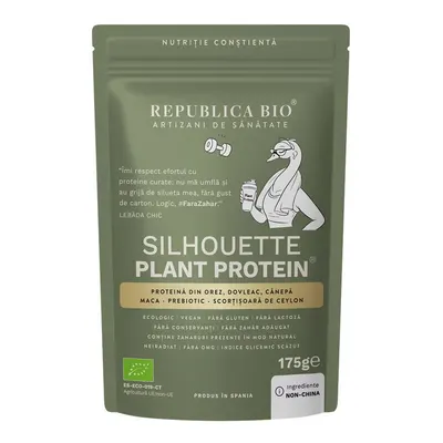 Silhouette Plant Protein, pudra functionala ecologica, FARA GLUTEN, 175g, Republica BIO