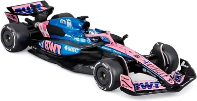 Mașinuță metalică Bburago - Alpine F1 A525, echipa BWT Alpine N 10 Pierre Gasly, 1:43